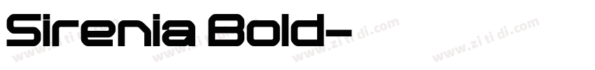 Sirenia Bold字体转换